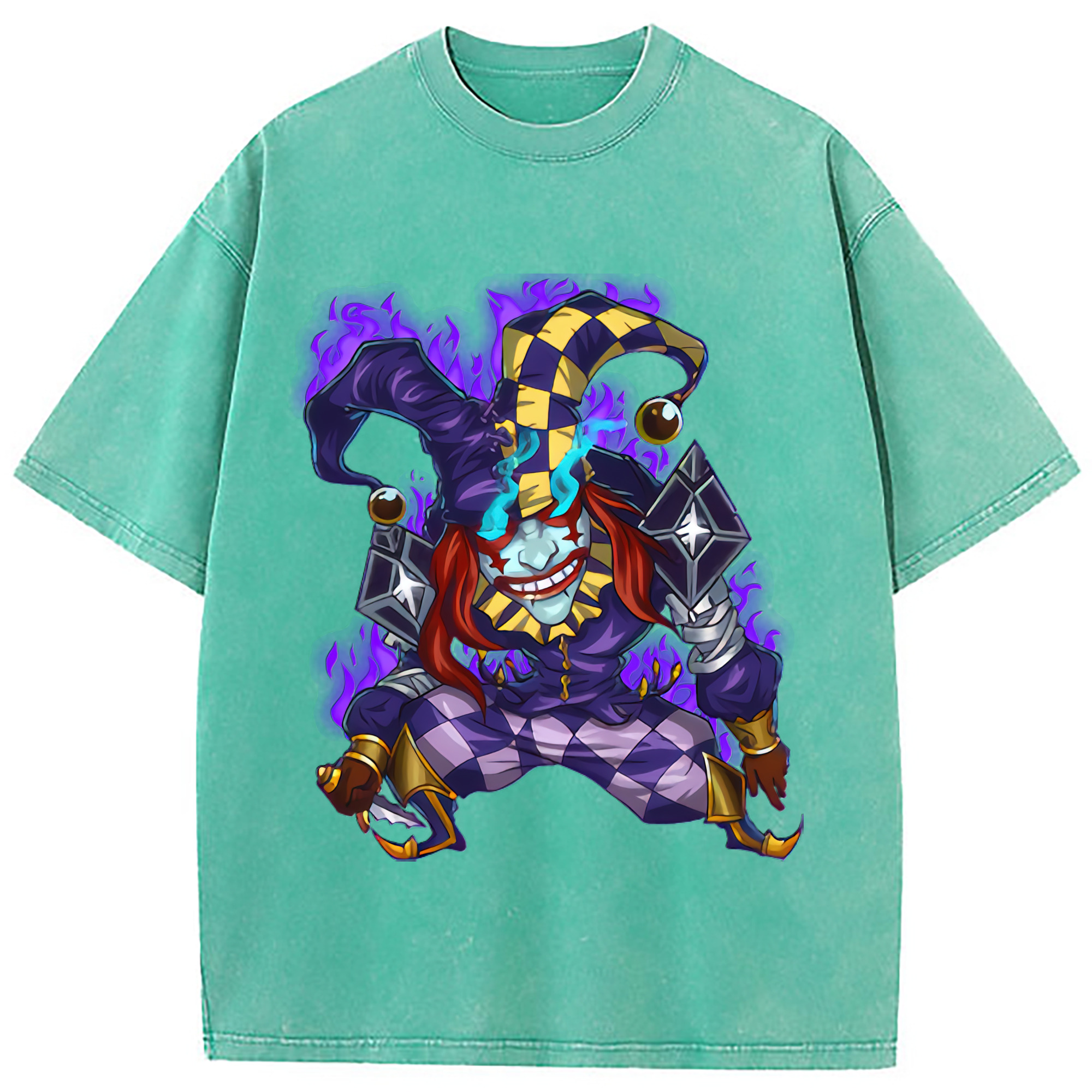 （画像用） リーグ・オブ・レジェンド League of Legends LOL 綿100% ヴィンテージ風 半袖Tシャツ（フロントプリント）